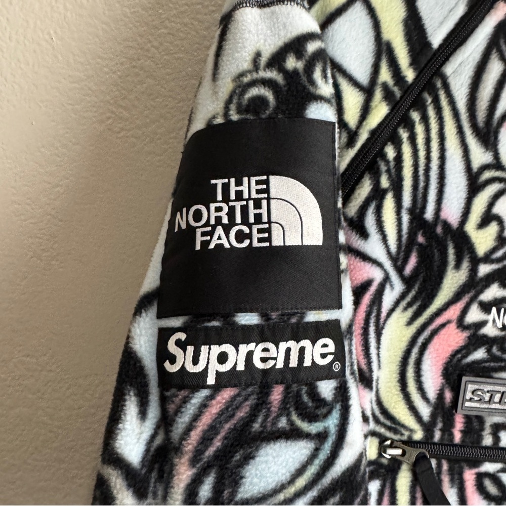 Supreme The North Face Steep Tech Fleece Pullover Size XL - Picture 5 of 12
